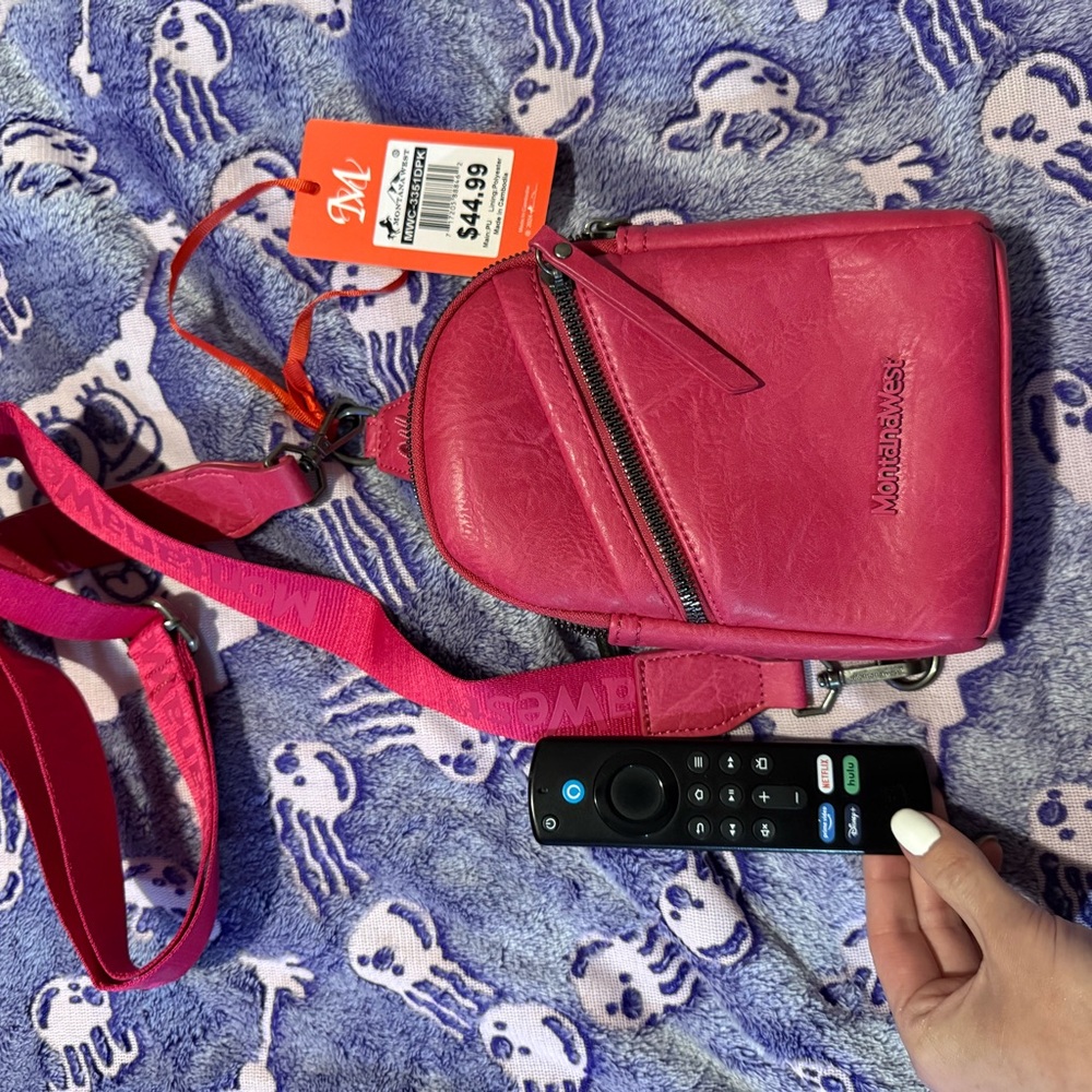 Montana West Pink Crossbody Bag